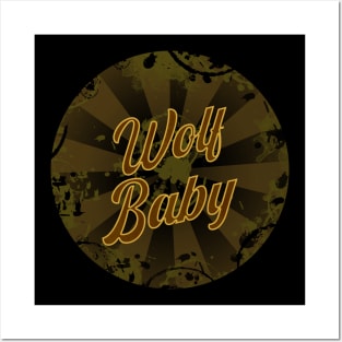 wolf baby Posters and Art